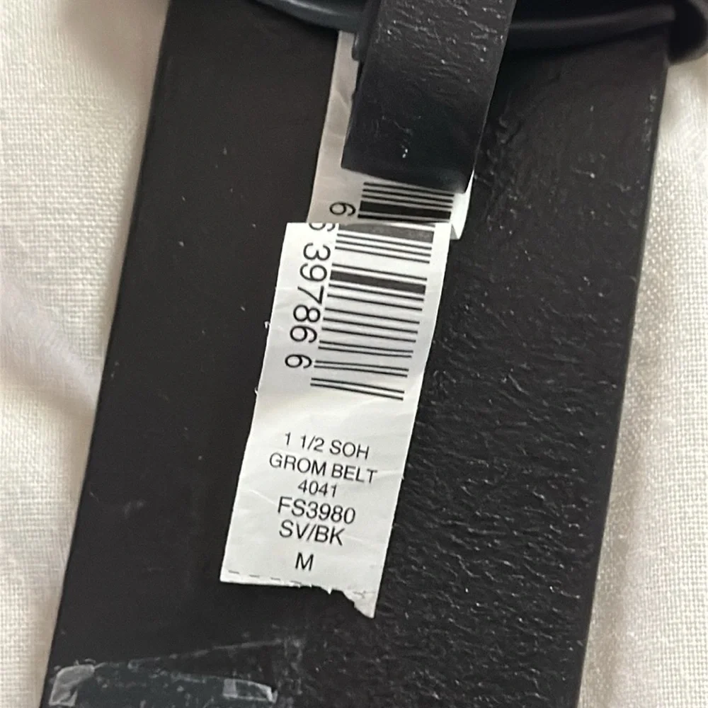 Coach Black Belt with Silver Accents - Picture 4 of 7